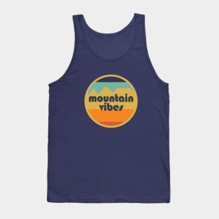 Mountain Vibes Retro Circle Tank Top